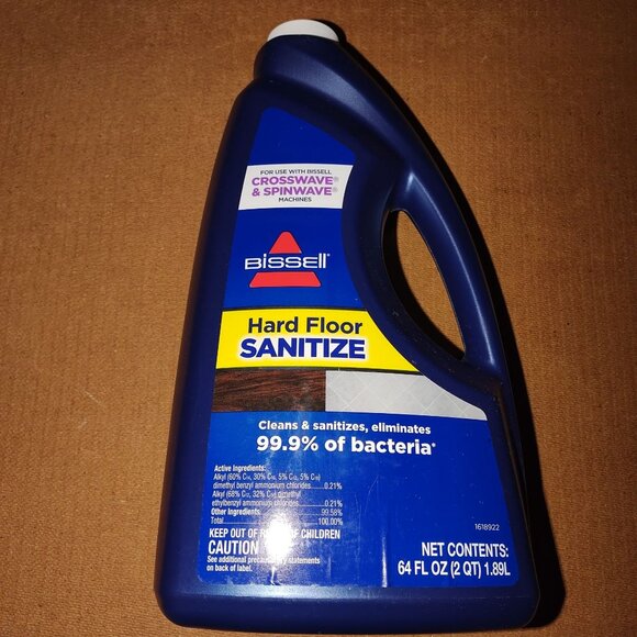 Bissell Hard Floor Sanitizer Liquid Cleaner 64 Oz For Crosswave & Spinwave Machi - Picture 5 of 5
